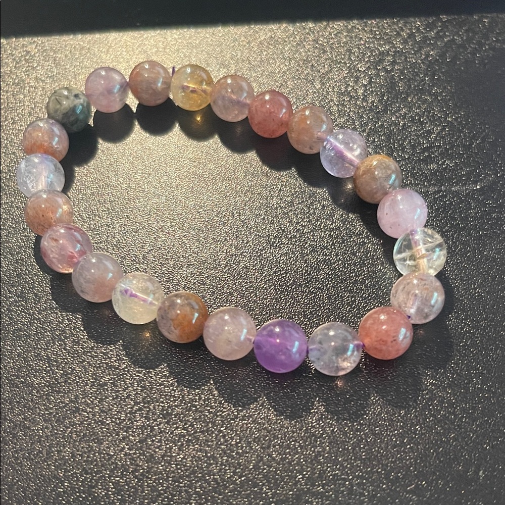 Talbots Pink and Purple Beaded Bracelet